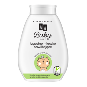 AA Baby Soft Łagodne mleczko nawilżające do ciała 250 ml