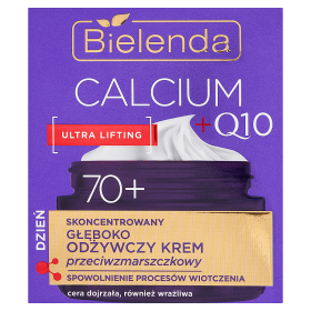 Bielenda Calcium +Q10 70+ Głęboko odżywczy krem przeciwzmarszczkowy dzień 50 ml