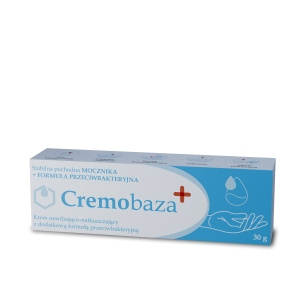 CREMOBAZA + feuchtigkeitsspendende und gleitende Creme mit zusätzlicher antibakterieller Formel 30g