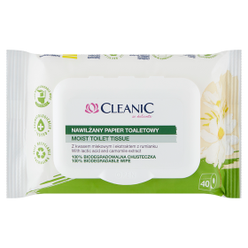 Cleanic Befeuchtetes Toilettenpapier 40 Stück