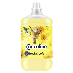 Coccolino Happy Yellow Płyn do płukania tkanin koncentrat 1700 ml (68 prań)