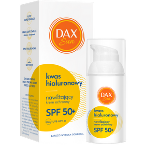 Dax Sun Nawilżający krem ochronny z kwasem hialuronowym SPF 50