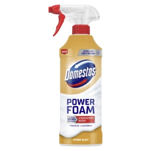 Domestos POWER FOAM Citrus Reinigungs-Schaum für Toilette und Bad 435 ml