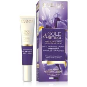 Eveline Cosmetics Gold&Retinol Przeciwzmarszczkowy krem-serum pod oczy i na powieki 20 ml