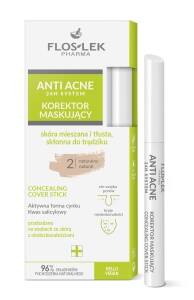 FLOS-LEK ANTI ACNE 24H System Natürliche Maskierung Concealer 2