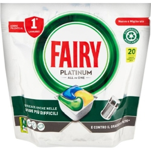 Fairy Platinum All in One Geschirrspüler Kapseln Limone 20 Sz