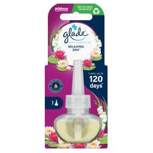 GLADE elektrischer Lufterfrischer Nachfüllpack - Entspannender Zen-Duft 20ml