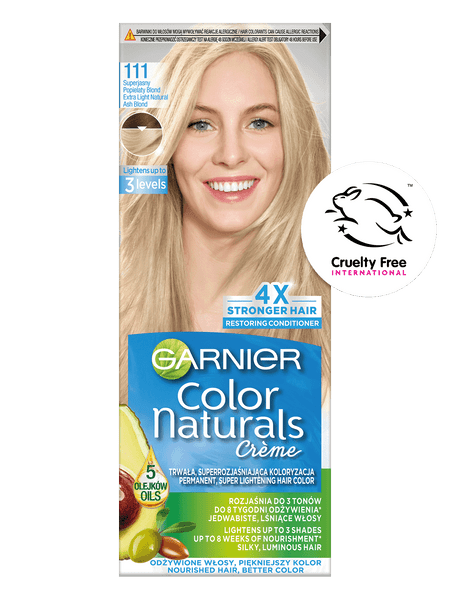 Garnier Créme Farbe Naturals Hair-Farbstoff 111 superhellen Aschblond