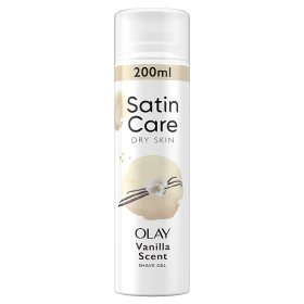 Gillette Satin Care Vanilla Dream z dodatkiem Olay żel do golenia 200ml