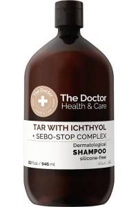 Health & Care Dziegieć + Ichthyol + Sebo-Stop Complex Szampon do włosów przeciw przetłuszczaniu 946 ml