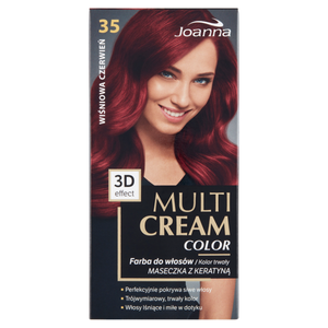 Joanna Multi Cream Color Kirschrote Haarfarbe 35