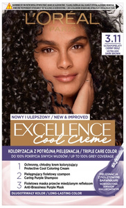 L'Oreal Excellence Cool Creme 3.11 Ultra Asch Dunkelbraun Haarfarbe