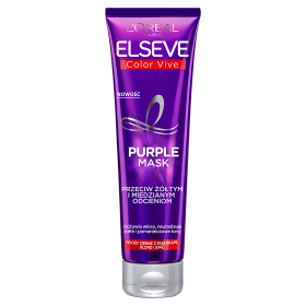 L'Oreal Paris Elseve Color Vive Purple Maske für gefärbtes blondes, graues und gesträhntes Haar 150 ml