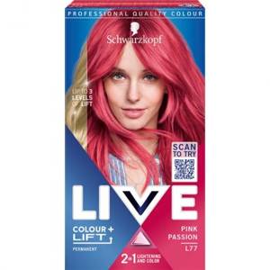 Live Colour + Lift L77 Pink Passion Haarfärbemittel zum Aufhellen und Färben