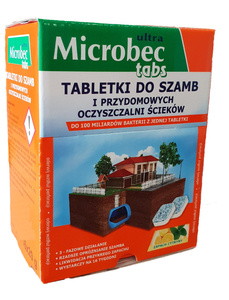 Microbec ultra tabletki Preparat do szamb i przydomowych oczyszczalni ścieków 