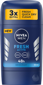 NIVEA MEN Antyperspirant w sztyfcie Fresh Active, 50 ml