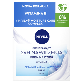 Nivea Odświeżający krem na dzień 24h Nawilżenia 50 ml