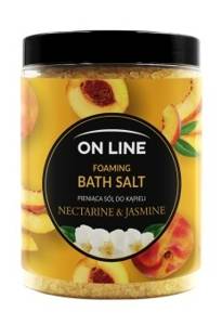 ON LINE Pieniąca sól do kąpieli Nectarine & Jasmine 1,2 KG