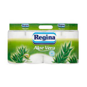 Regina Aloe Vera Duft Toilettenpapier 3 Schichten von 8 Rollen