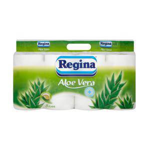 Regina Delicate Aloe erfrischendes Toilettenpapier 8 Rollen