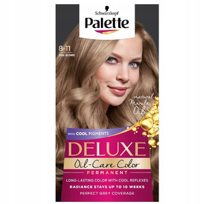 Schwarzkopf Palette Deluxe Oil-Care Color farba do włosów trwale koloryzująca z mikroolejkami 8-11 Chłodny Blond