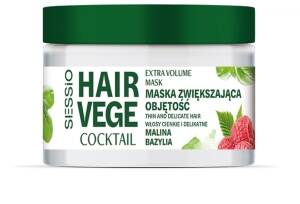 Sessio Hair Vege MASKA Zwiększająca Objętość dla Włosów Cienkich - Regeneracja i Nawilżenie 250 ml