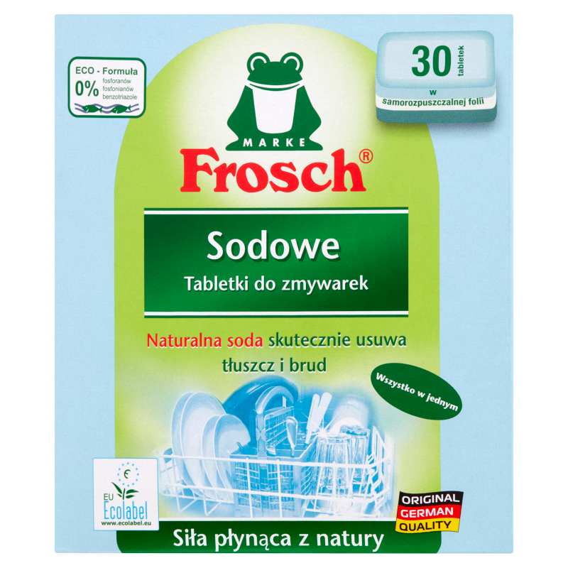 Frosch Sodowe Tabletki Do Zmywarek 600 G 30 Sztuk Supermarkt Online