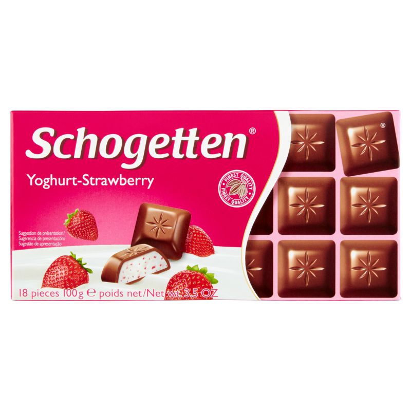 Schogetten JoghurtErdbeerSchokolade 100g Supermarkt Online