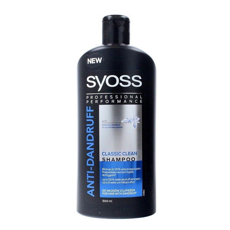 Syoss Extreme Anti Schuppen Shampoo 500ml Supermarkt Online