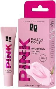 AA Aloes Pink Regenerujący balsam do ust - natural glow 10 g