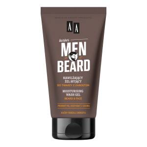 AA Men Beard feuchtigkeitsspendendes Gesichtsreinigungsgel für Bärte, 150 ml