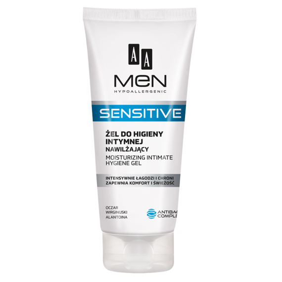 AA Men Sensitive Gel für die Intimpflege Feuchtigkeitscreme für sehr empfindliche Haut 200ml