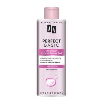 AA Perfect Basic łagodzący płyn micelarny 3w1 SENSITIVE 200 ml