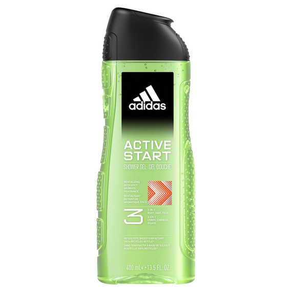 Adidas Active Start Revitalisierendes Waschgel 3in1 400 ml