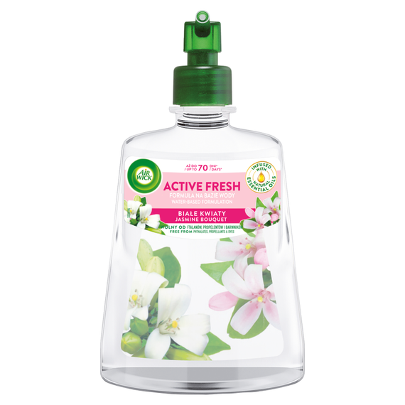 Air Wick Active Fresh Automatische Lufterfrischerkartusche, weiße Blumen, 228 ml