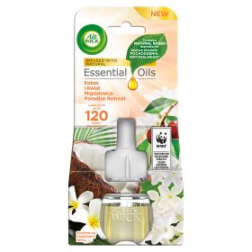 Air Wick Essential Oils Wkład do elektrycznego odświeżacza kokos i kwiat migdałowca 19 ml