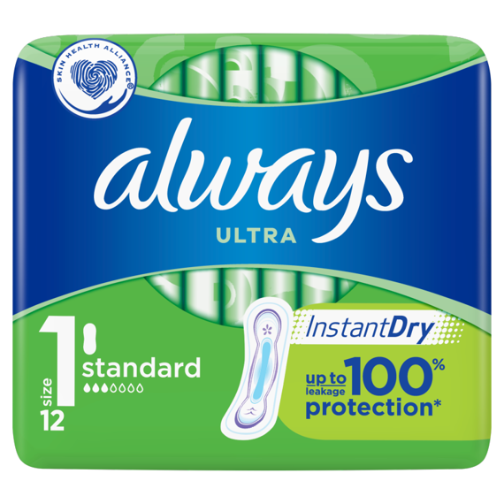 Always Ultra-Sanitary Standard 12 Stück