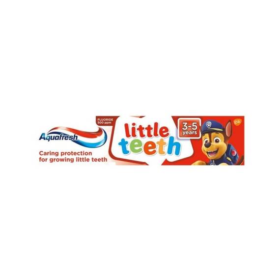 Aquafresh Little Teeth Zahnpasta 3-5 Jahre alt Psi Patrol Zahnpasta 50ml