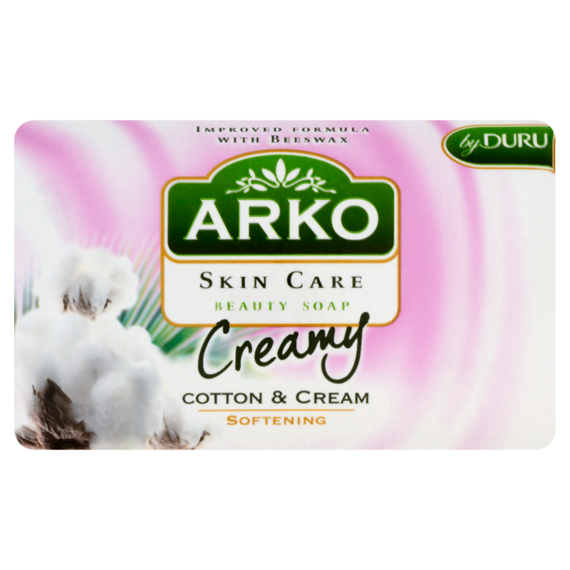 Arko  Arko Hautpflege Baumwolle und Creme Enthärtung Seife kosmetische 90g