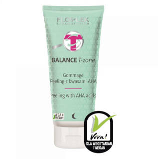 BALANCE T-ZONE Gommage Peeling z kwasami AHA 125g - Floslek