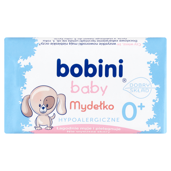 BOBINI BABY MYDŁO W KOSTCE HIPOALERGICZNE CIAŁA DLA DZIECI 90 G