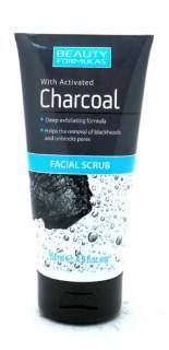 Beauty Formulas Charcoal Facial Scrub oczyszczający peeling do twarzy z aktywnym węglem 150 ml