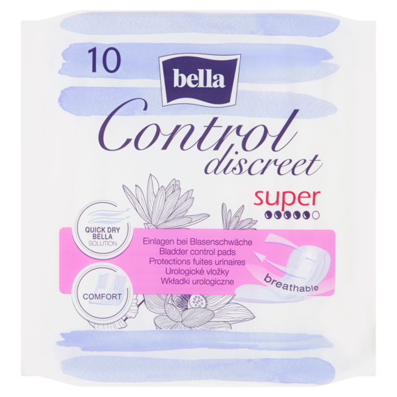 Bella Control Discreet Super Wkładki urologiczne 10 sztuk