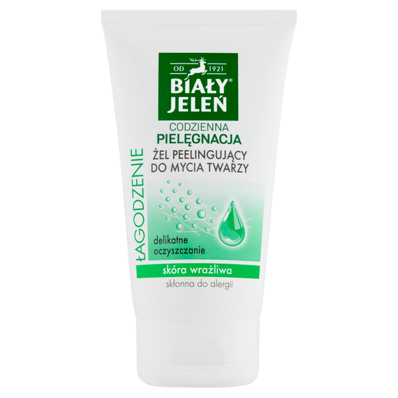 Biały Jeleń Żel peelingujący do mycia twarzy łagodzenie 150 ml