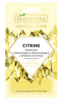 Bielenda CITRINE Maseczka odświeżająco-detoksykująca z efektem shimmer 8 g