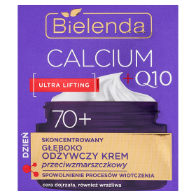 Bielenda Calcium +Q10 70+ Tief nährende Anti-Falten-Tagescreme 50 ml