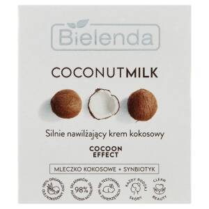 Bielenda Coconut Milk stark feuchtigkeitsspendende Kokosnusscreme für das Gesicht 50ml