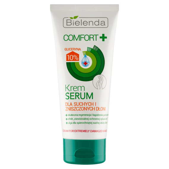 Bielenda Comfort+ Cream Serum-Dressing für trockene und strapazierte Hände 75 ml