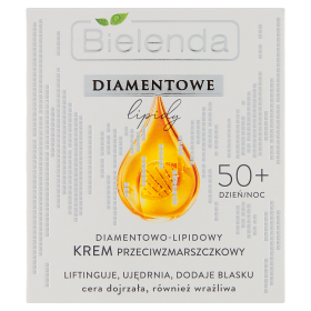 Bielenda Diamentowe Lipidy 50+ Diamentowo-lipidowy krem przeciwzmarszczkowy na dzień noc 50 ml
