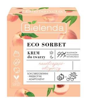 Bielenda Eco Sorbet Krem  nawilżająco-odżywczy z sokiem z brzoskwini 50 ml